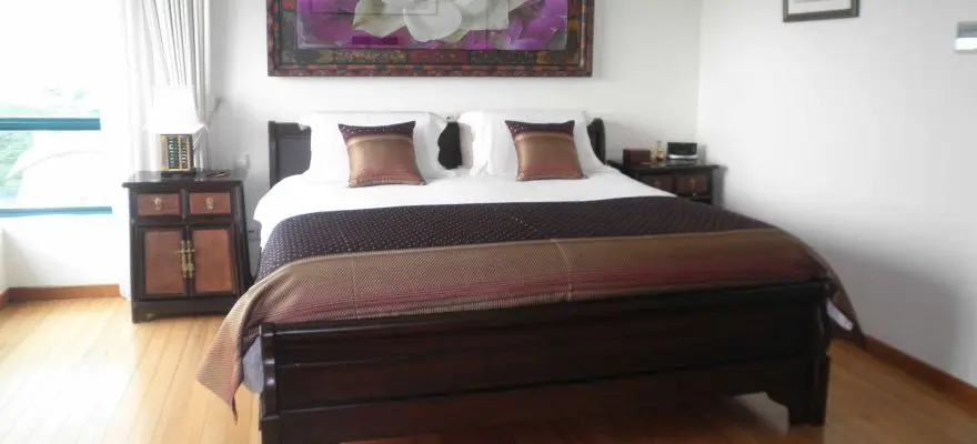 Dormitor amenajat in stil Feng Shui cu flux de energie Chi optimizat in Chisinau