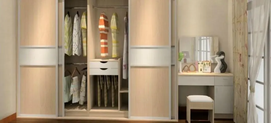 Dulap dressing modern si compact realizat la comanda in Chisinau