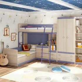 Mobilier modular modern pentru camera copilului în Chișinău